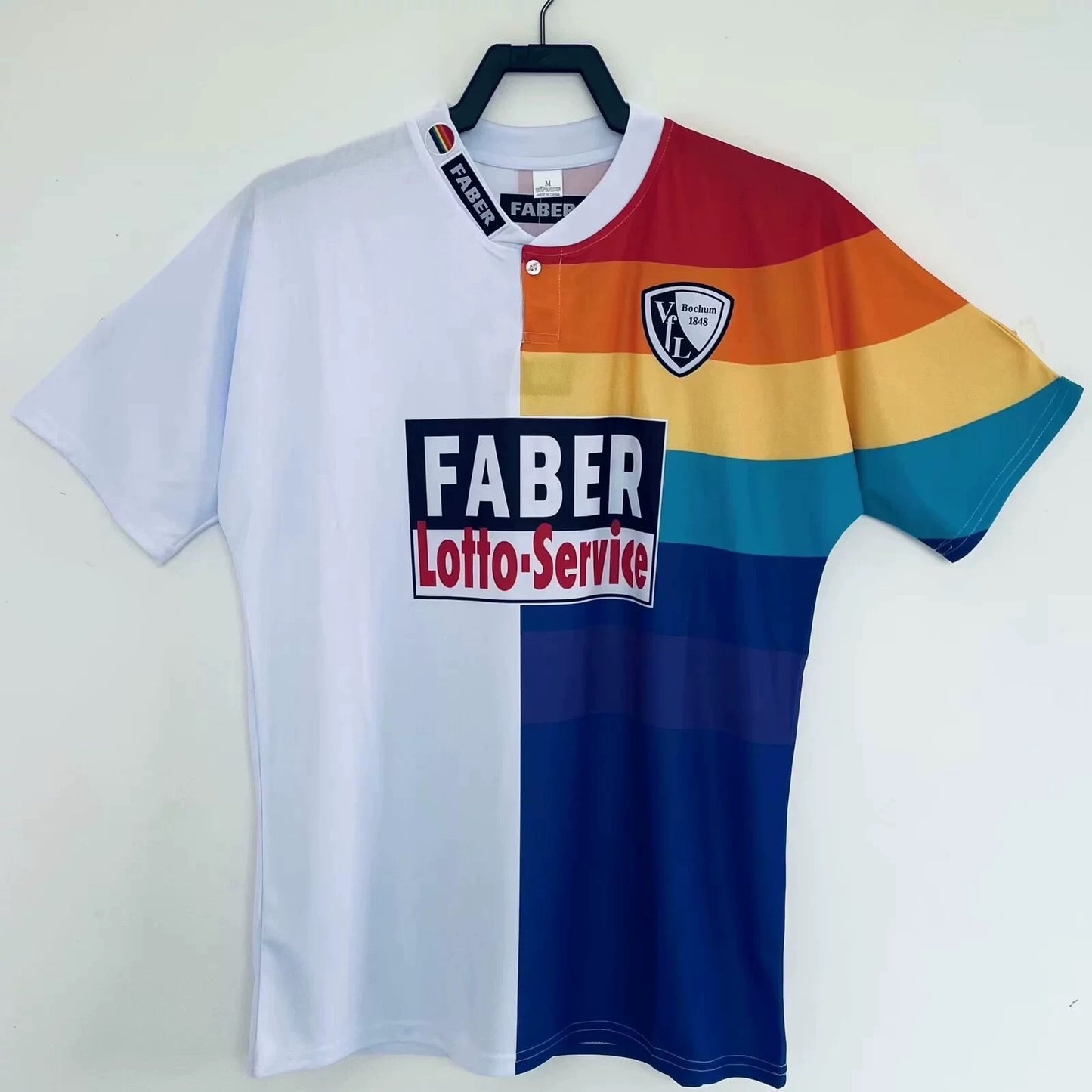VfL Bochum Retro Regenbogen Trikot